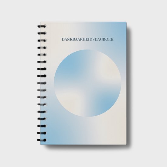 Dankbaarheidsdagboek | Fotofabriek dagboek A5 met ringband| 140+ pagina’s | Invulboek | Gratitude journal | Dankbaarheidsdagboek volwassenen | Blauw