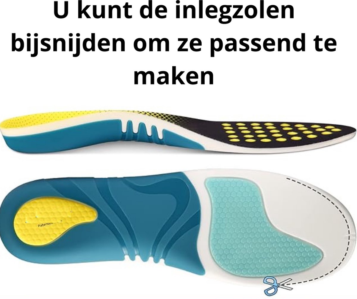 Livano Comfortabele Steunzolen Platvoet - Hielspoor Zooltjes - Voetbed ...