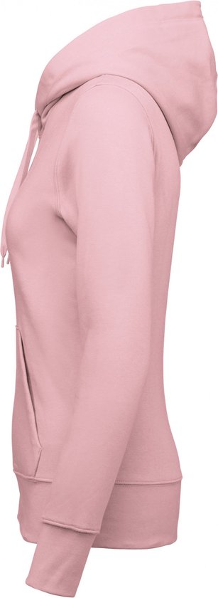 Sweatshirt Dames M Kariban Lange mouw Pale Pink 85% Katoen, 15% Polyester