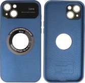 iPhone 15 Plus Hoesje - Prime Magsafe Case met Camera Beschermer - Navy