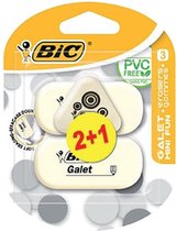 Gum Bic Galet blister de 2 pièces + 1 offerte