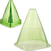 Chapeau pour plantes Relaxdays - lot de 32 - cloche pour plantes - protection des plantes - plastique