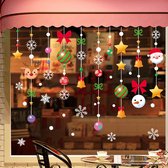 106 stuks raamafbeeldingen voor Kerstmis, kerstdecoratie, kerstdecoratie, kerstdecoratie, kerstdecoratie, kerstdecoratie, kerstdecoratie, kerstdecoratie, statisch hechtende pvc-kerststickers (D)