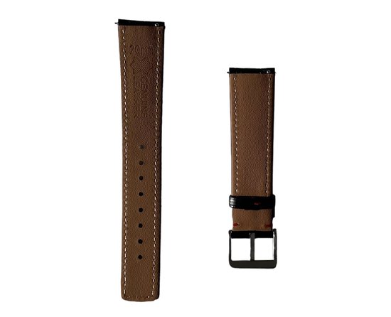 Echt Lederen Horlogeband Voor IWC IW326201 En IW377701 Big Pilot Series 22mm Beige