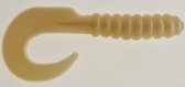 5x Twister enkel 7,5cm - 3 inch in de kleur pearl