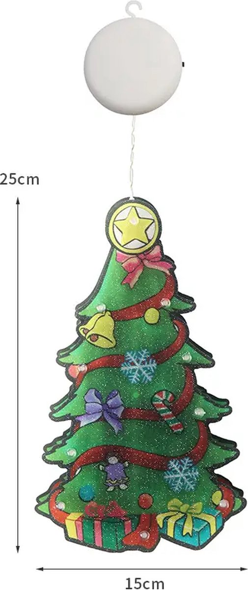 Kerstverlichting, Raamverlichting Kerstboom