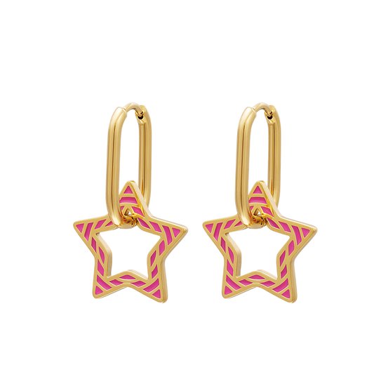 Yehwang | 2 pièces "oreille party Star" | acier inoxydable