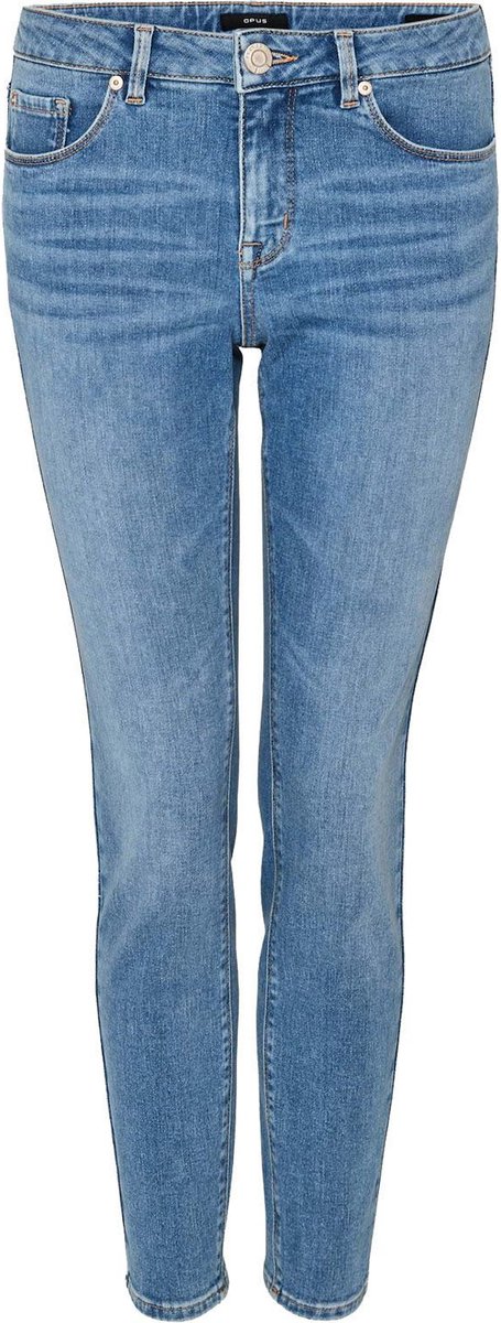 Opus - Skinny Jeans Elma Blauw - Vrouwen - Maat W36 X L30