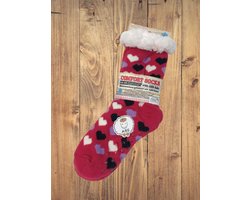 wintersok met fleece voering en anti-slip - sinterklaas - kerst