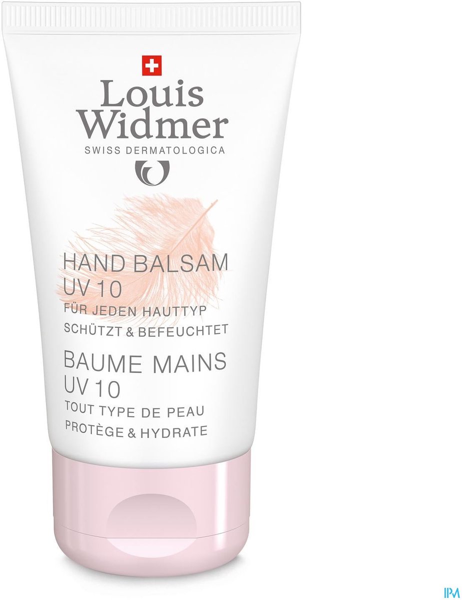 Louis Widmer Hand Balsem UV 10 Licht Geparfumeerd Handverzorging 50 ml