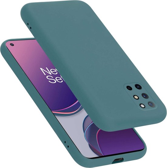Coque Cadorabo pour OnePlus 8T en VERT LIQUIDE - Housse de protection en silicone TPU flexible Case Cover