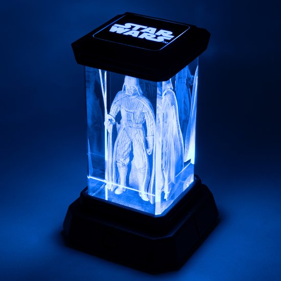 Star Wars Cadeau Lampe 3d Illusion Veilleuse, Quatre Motifs Et 7