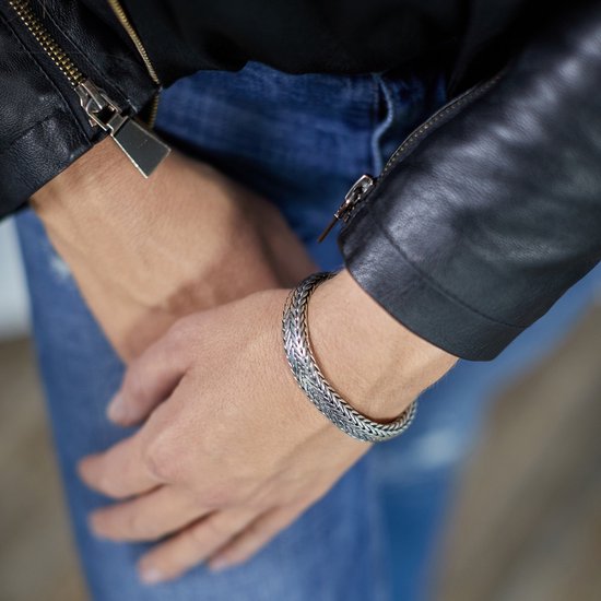 SILK Jewellery - Bracelet Argent - Alpha - 390.20 - Taille 20