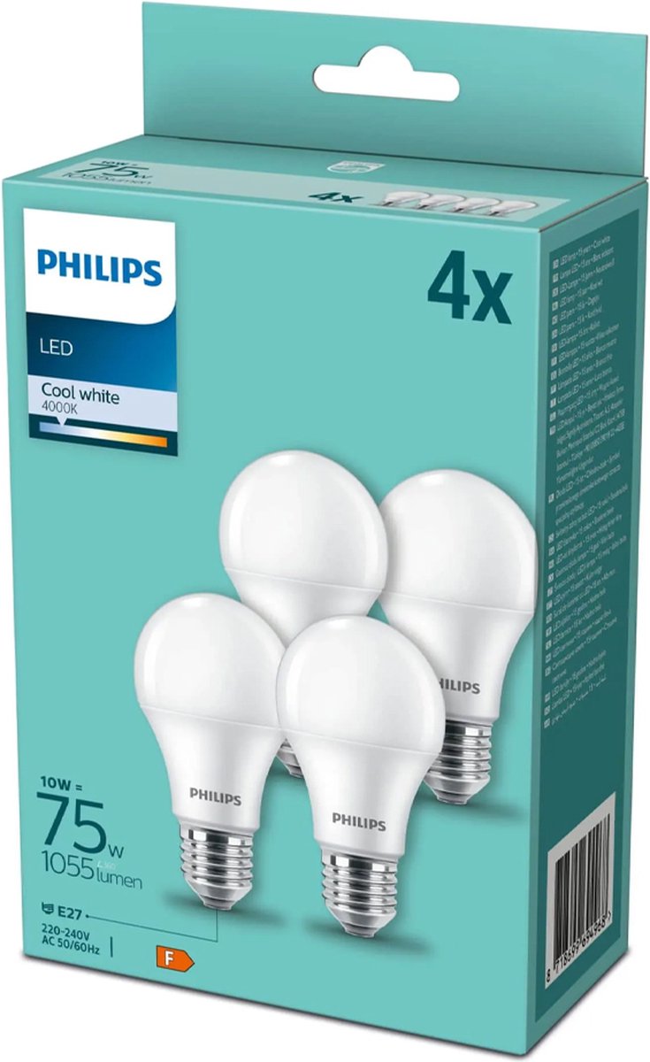 LED Ampoule LED, E27 1055Lm A60 Ampoules, 6500K Blanc Froid 6Pièces