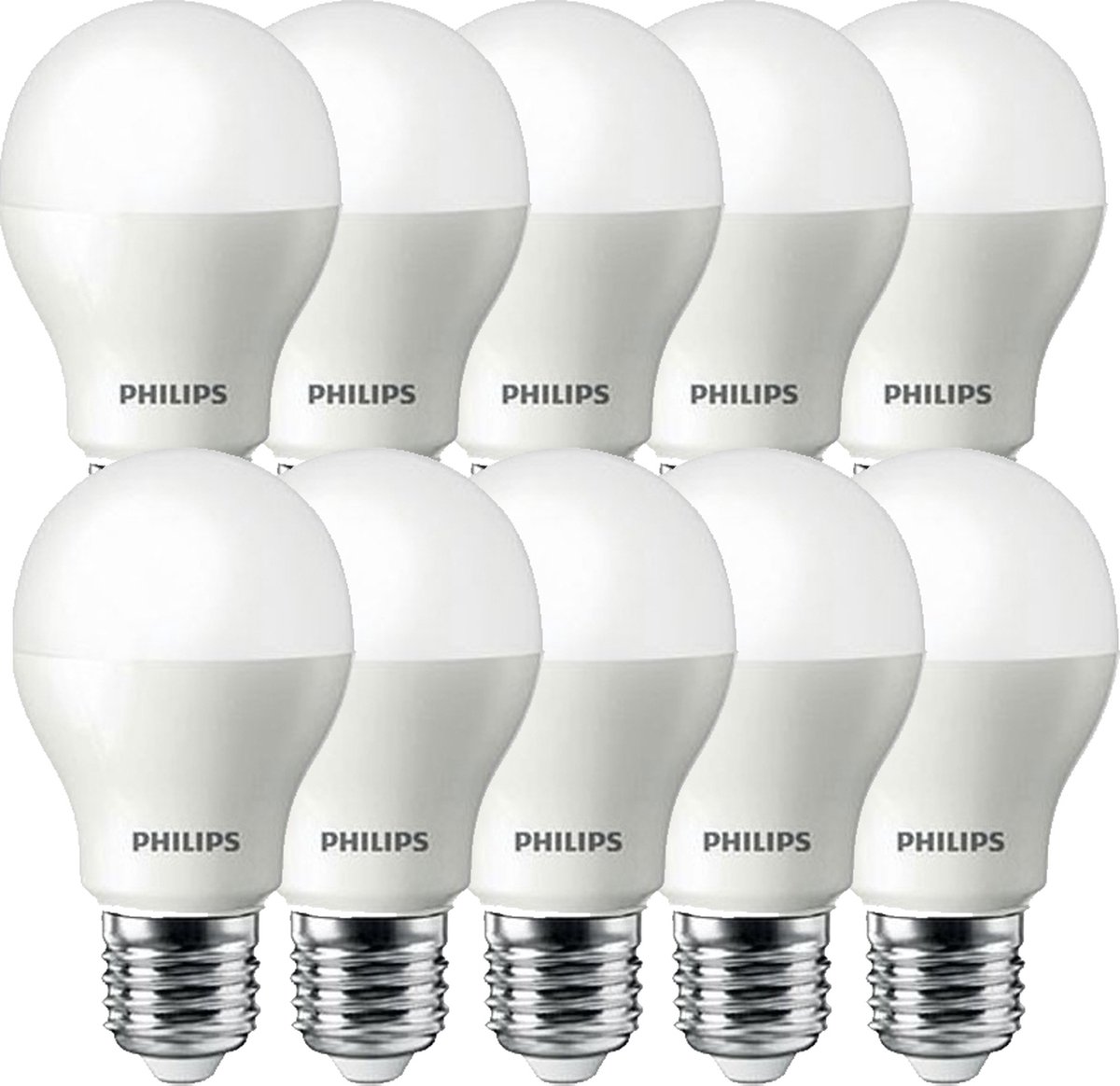 Voordeelpak 10x Philips Corepro LEDbulb E27 Peer Mat 8W 806lm - 827 Zeer Warm Wit | Vervangt 60W.