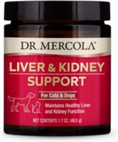 Beschrijving Liver and Kidney Support for cats & dogs (48.5 g) - Dr. Mercola