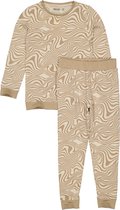 Quapi jongens pyjama Puck aop Off White Swirl