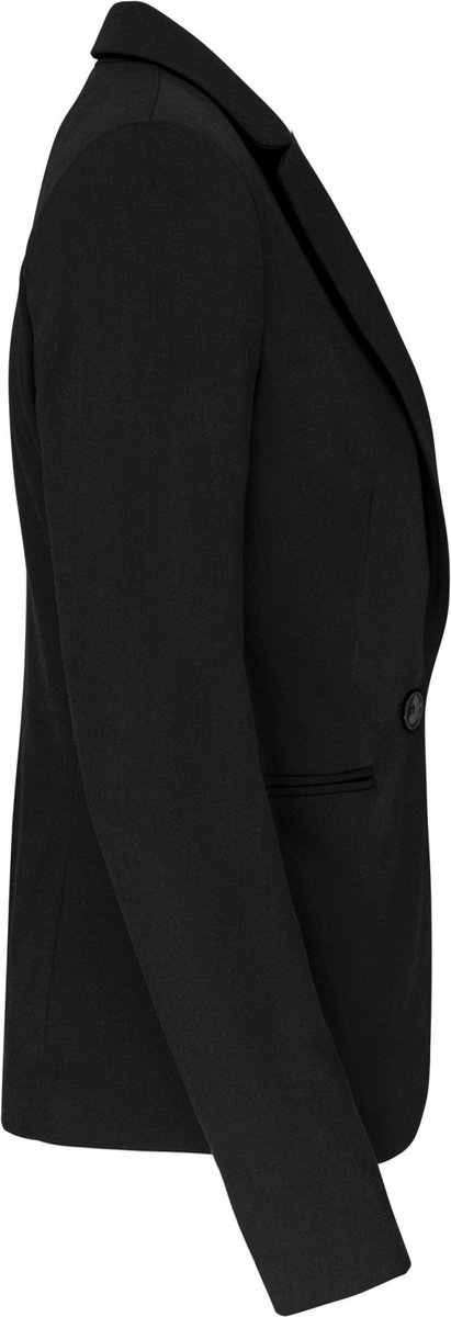 Kariban Dames blazer K6131 – NL 42 FR Zwart