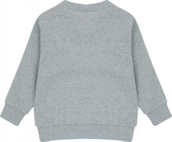 Sweatshirt Kind 6/12M Larkwood Ronde hals Lange mouw Heather Grey 60% Katoen, 40%