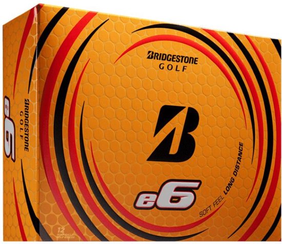 Bridgestone Golf E6 Golfballen 12 Eenheden Wit