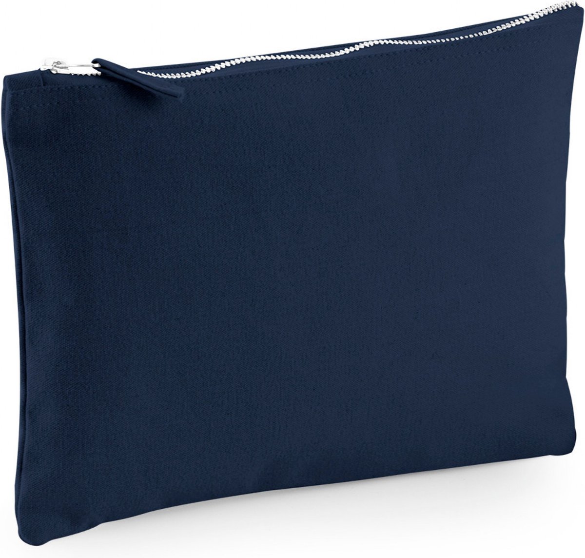 Westford Mill Canvas Accessory Pouch WM530 - Navy - S (20 x 11,5 cm)