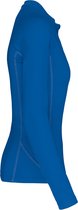 SportSweatshirt Dames S Proact 1/4-ritskraag Lange mouw Sporty Royal Blue 100% Polyester