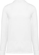 T-shirt Unisex XS WK. Designed To Work Ronde hals Lange mouw White 100% Katoen