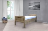 Bed Box Wonen - Seniorenbed Nelson - licht eikenkleur - 90x200 - met elektrische lattenbodem en matras