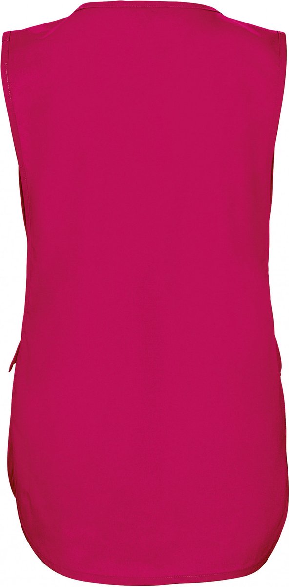 Schort/Tuniek/Werkblouse Dames L/XL Kariban Fuchsia 65% Polyester, 35% Katoen