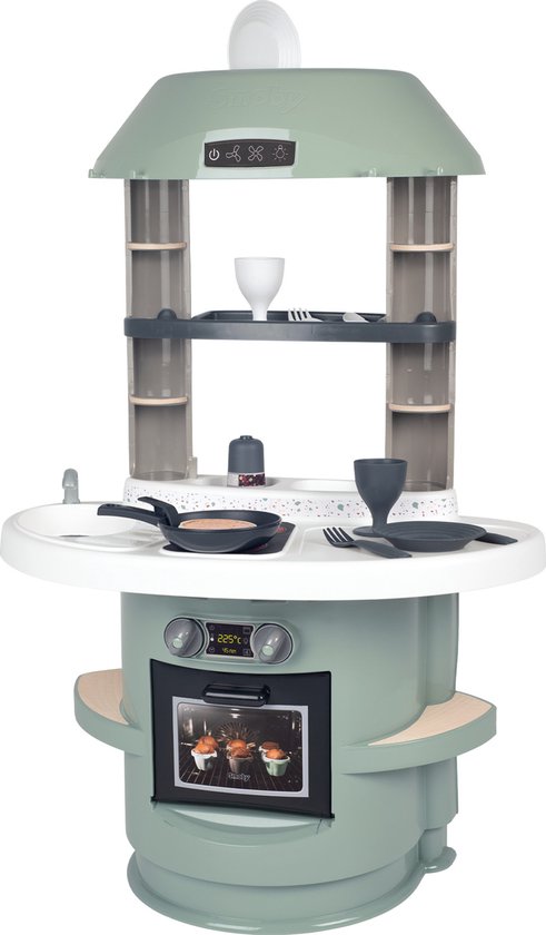 Smoby - Nova Keuken Zilver - Speelgoedkeuken