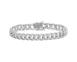 Juwelier Zwartevalk ZILVEREN (GERHODINEERD) ARMBAND 23.324/20 cm-