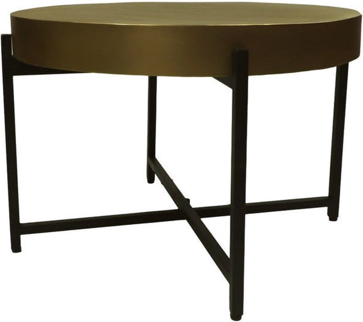 Wood Selections Bijzettafel Metaal Bijzettafeltje Woonkamer Tafeltje Woonkamertafeltje Salontafel Woonkamertafel Bijzet tafel Sidetable ø70x50