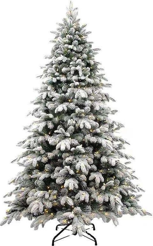 PRACHTIGE KERST® Kerstboom met verlichting 210cm Met sneeuw