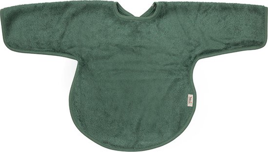 Bavoir à manches Aspen vert 36x34cm - Timboo