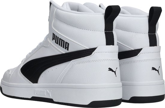PUMA Rebound v6 Unisex Sneakers - Wit/Zwart
