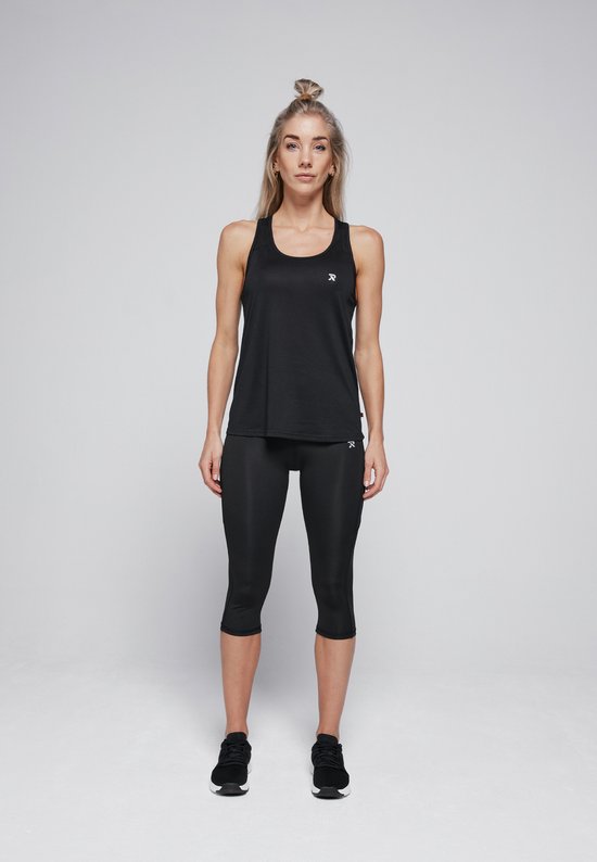 Redmax Sportlegging Dames Perfect RMXYara - Sportkleding - Geschikt voor Fitness en Yoga - Dry Cool - Fitness Legging - Driekwart - Korte Legging - Corrigerend - Zwart - S van Merkloos — afbeelding 4