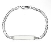 Juwelier Zwartevalk - Zilveren plaatarmband 23.023/20cm-