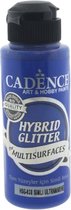 Cadence Hybrid Acrylverf Glitter 120 ml Ultramarine