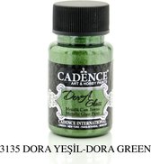 Cadence Dora Glas & Porselein verf Metallic Dora groen 01 013 3135 0050  50 ml