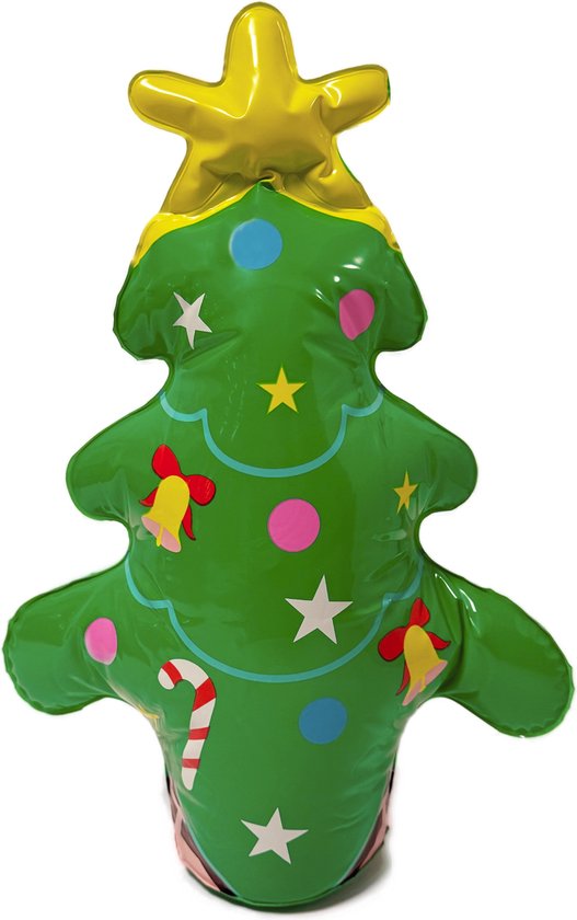 3BMT® Opblaas Kerstboom - Opblaasbare Kerstfiguren - Kerstdecoratie - 35 cm