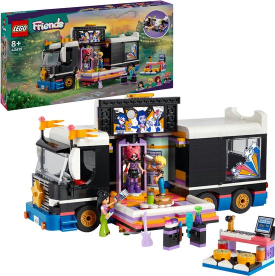 LEGO Friends Toerbus van popster - 42619