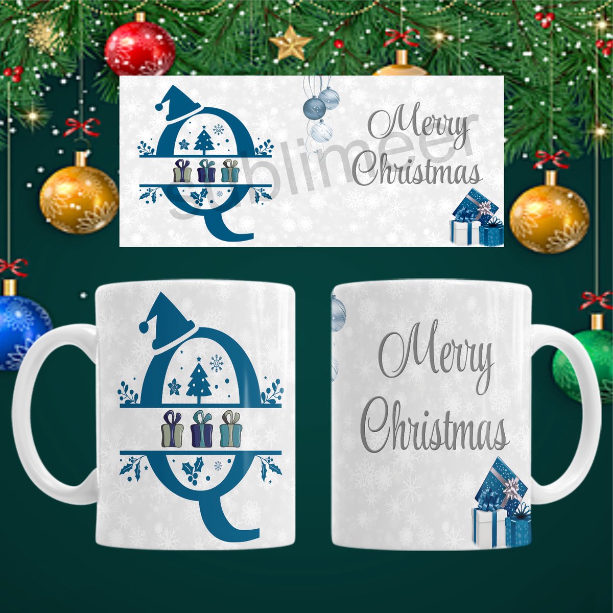 Mok Q Merry christmas / Vrolijk kerstfeest