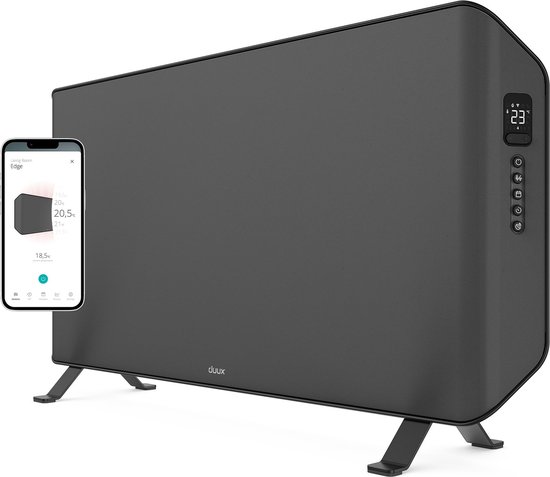 Duux Edge 2000W Smart Convectorkachel – Grijs