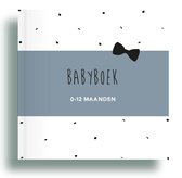 Babyboek 0-12 maanden blauw - Invulboek baby - Babydagboek - Invulboek baby's eerste jaar - Mijn eerste jaar dagboek - Dagboek 0-12 maanden - Baby invulboek eerste jaar - Baby's eerste jaar invulboek - Geboorteboek 1e jaar - Baby eerste jaar