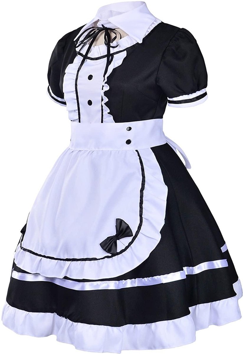 iEFiEL Herenkostuum Sissy jurk man meid kostuum lingerie babydoll look