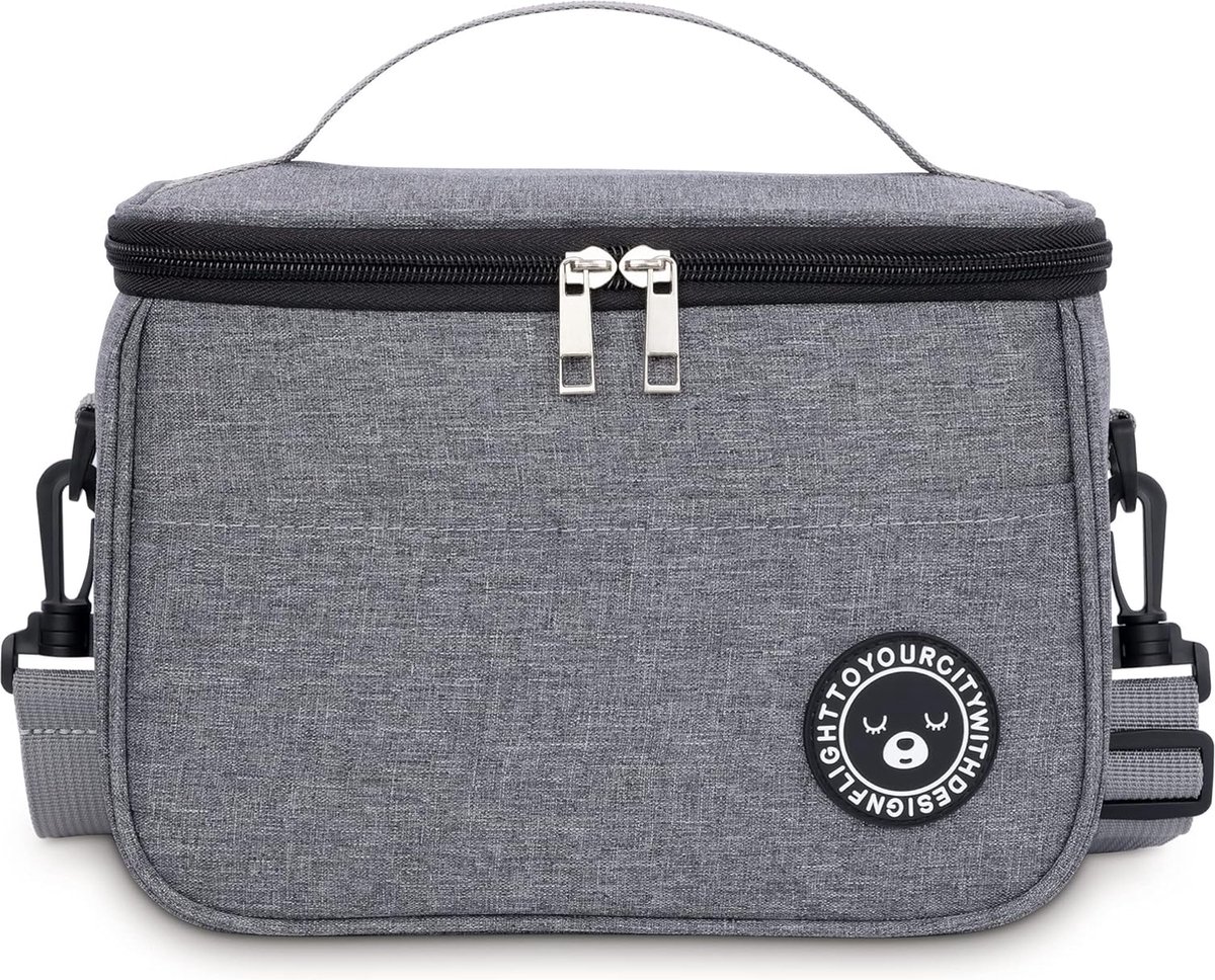 Koeltas 6,4 l, verdikte lunchtas, geïsoleerd, koeltas, klein, lunchtas, koeltas, lunchtas, draagbare lunchtas, werk, reizen, kantoor, picknick