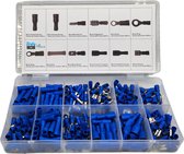 LB Tools professioneel geïsoleerde kabelschoentjes assortiment blauw 280 delig