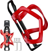 Pack of 2 Bicycle Bottle Holder, Bicycle Drink Holder, High-Quality Lightweight Bottle Holder for All Bikes Equipped with Bottle Holder Screw Holes, Riding Equipment (Red)