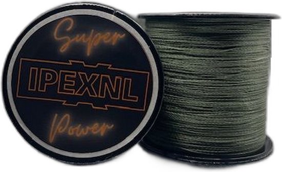 IPEXNL Max power 2 PE super fil de pêche tressé vert - 22,7 kg - 0,37 mm de 300 mètres type 5 fabriqué par SK