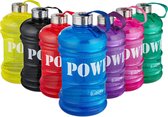 Bluefinity sportfles 2.2 liter - power - XXL drinkfles - BPA-vrij - fitness - waterfles blauw